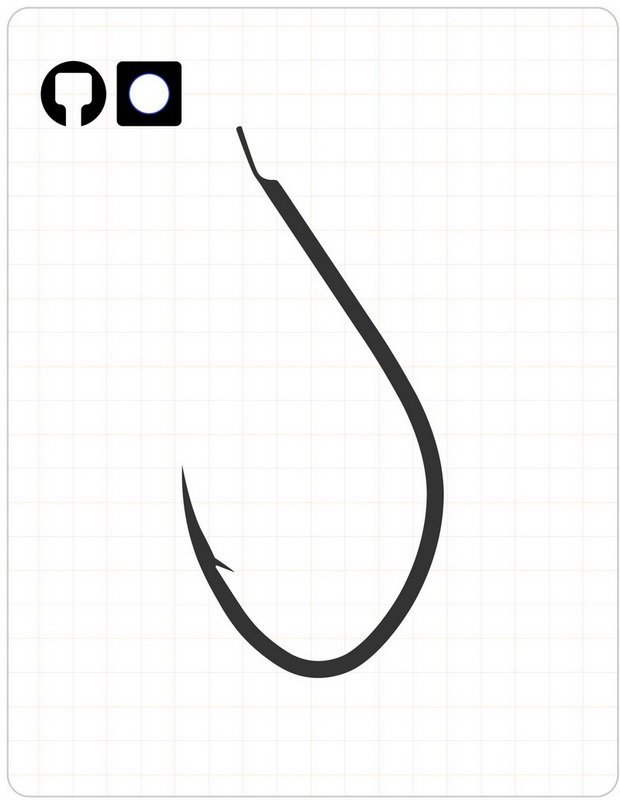 Fudo 3601 Koaji Round Black Nikel İğne 7