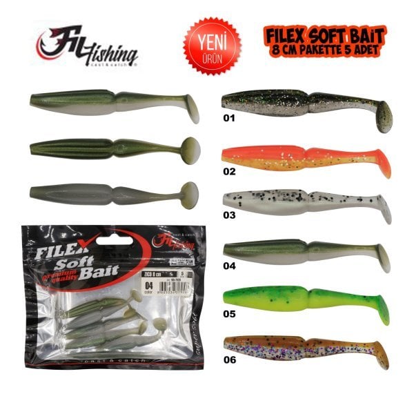 Soft Bait Zico 8Cm (5pcs) 04