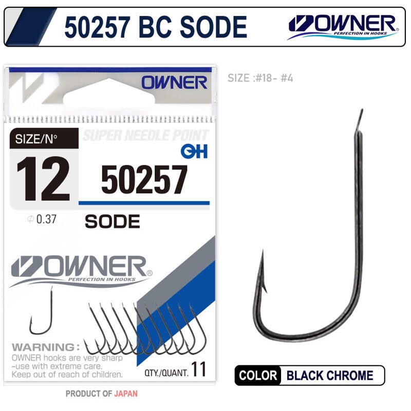 Owner 50257 Sode Black Chrome İğne 6