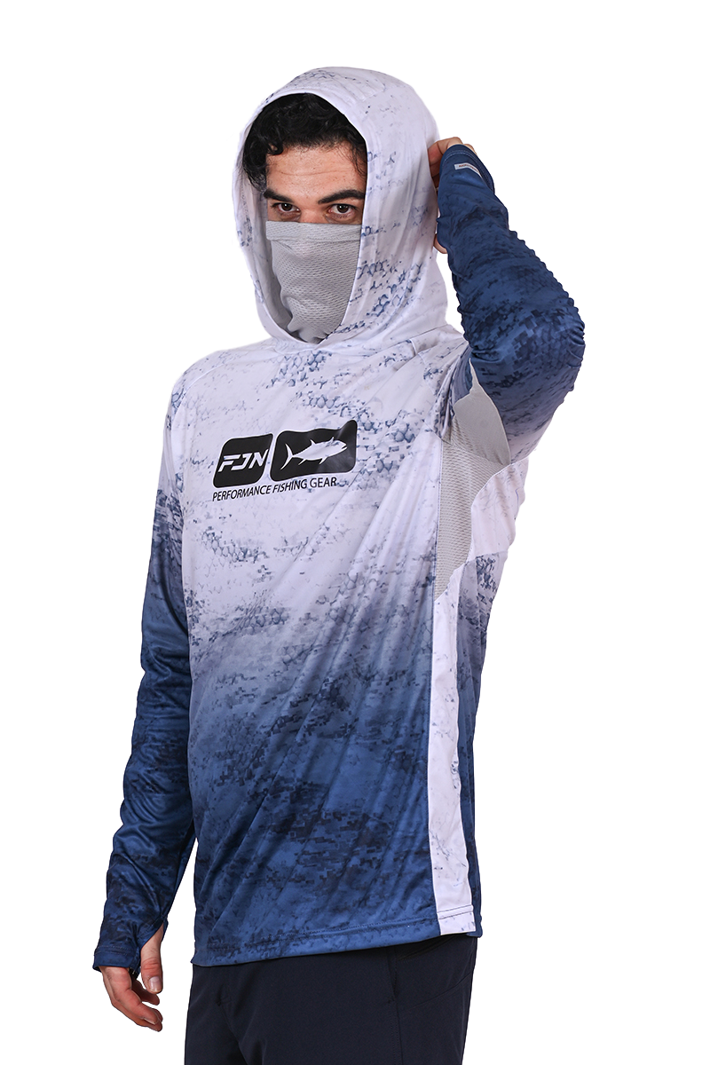 Fujin Pro Angler T-Shirt Grey Wave 