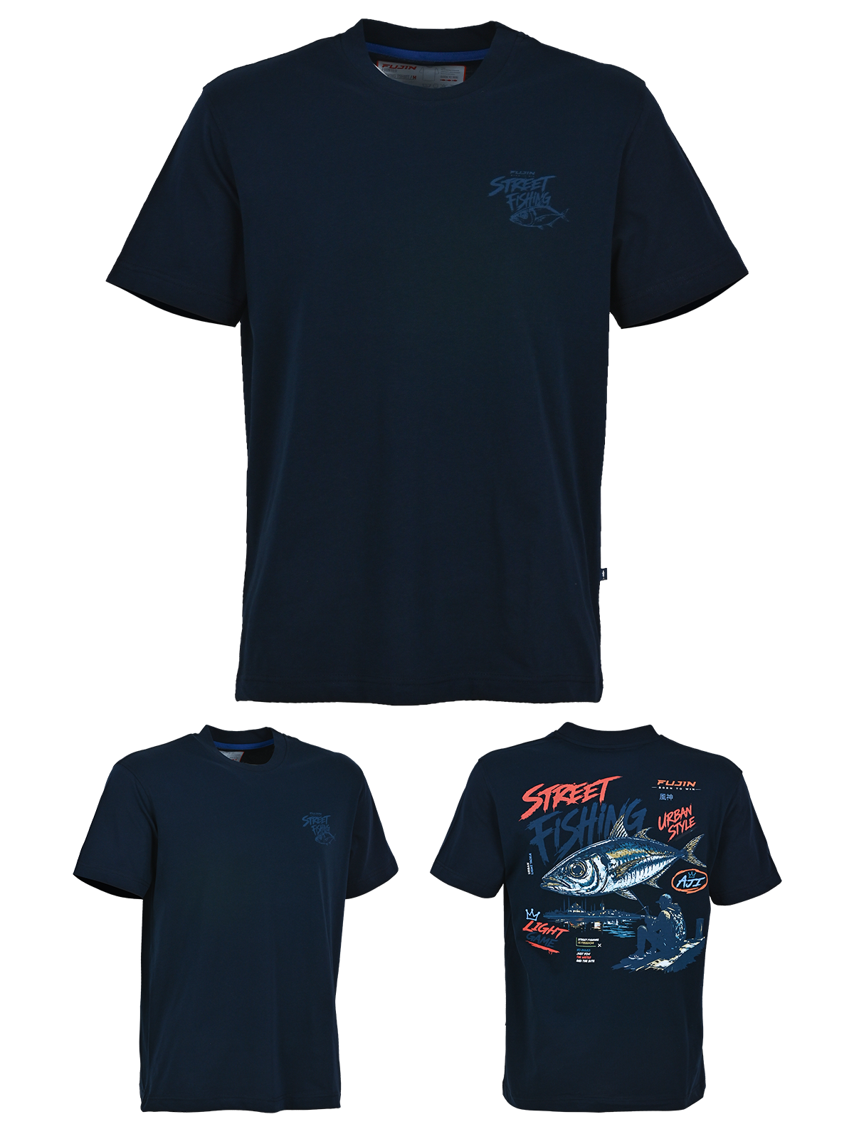 Fujin S26 Street Fishing T-Shirt Dark Navy