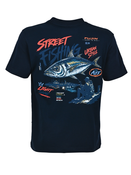 Fujin S26 Street Fishing T-Shirt Dark Navy