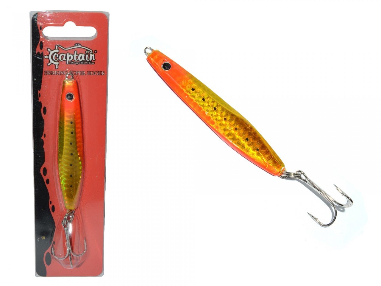 Captain 3621 Herring Süper Jigger 60gr Light Jig Suni Yem OranSilver