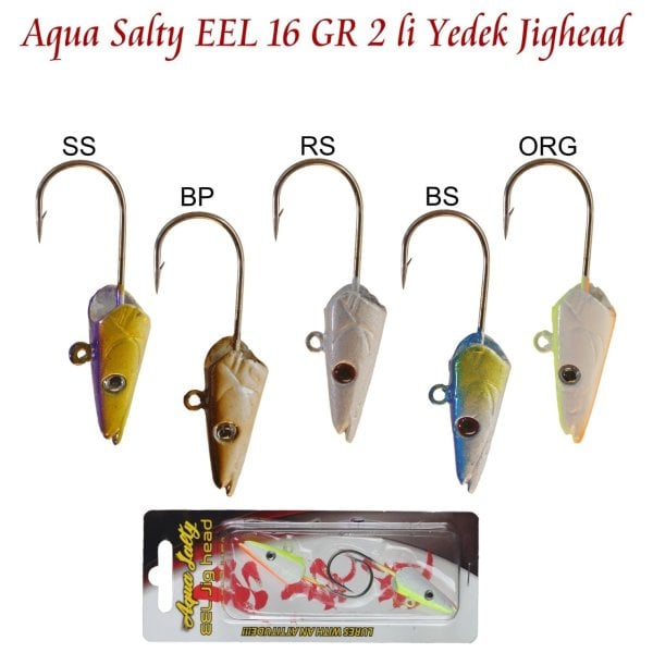 Aqua Salty EEL 16 GR 2 li Yedek Jighead