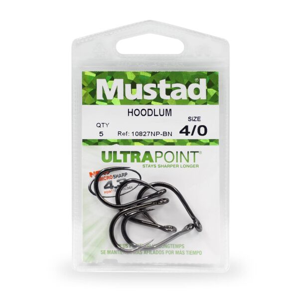 Mustad Olta İğnesi 10827 NPBN 5 li METALİK SİYAH - NO:4-0