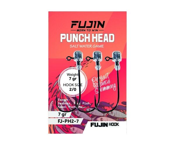 Fujin Punch Head Jighead FJ-PH #2/0 3gr