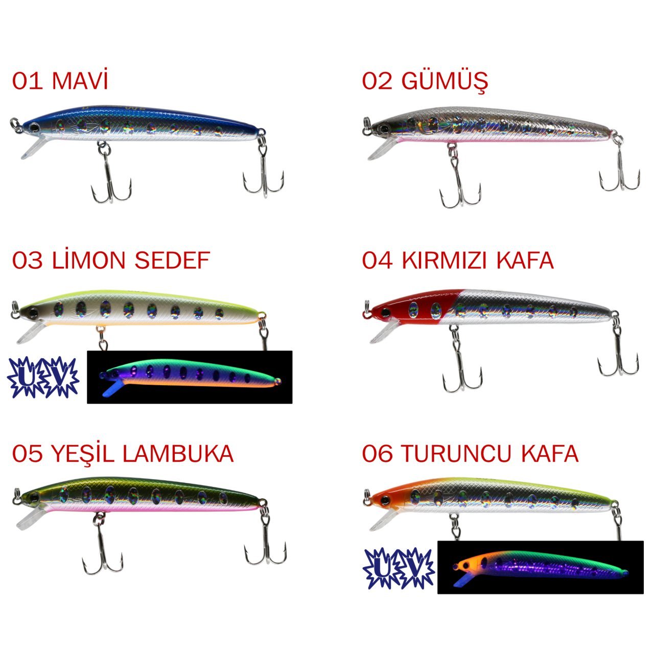 Prenses Maket Balık 90mm F 11gr Limon Sedef