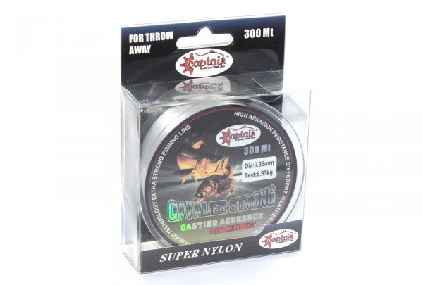Captain Cavalier Strong 300mt Monofilament Misina Beyaz 0.35 mm