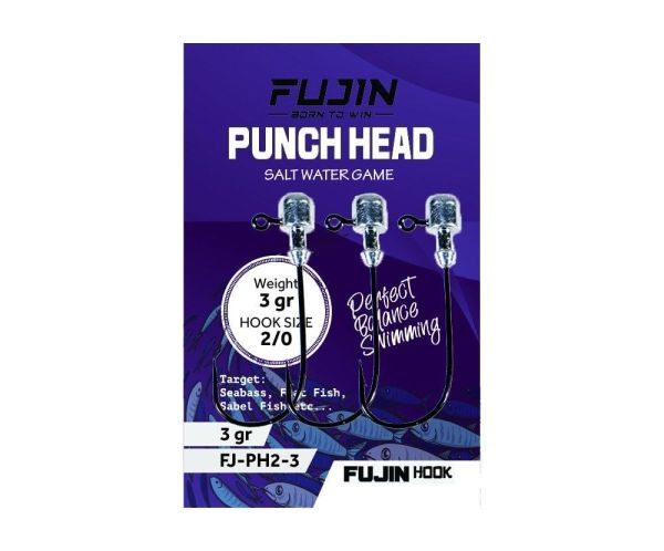 Fujin Punch Head Jighead FJ-PH #2/0 2gr