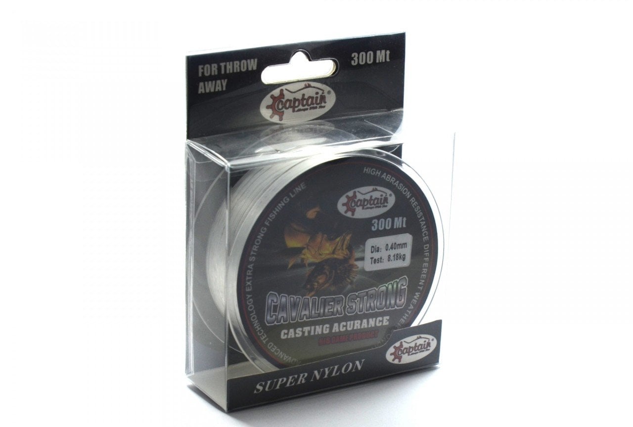 Captain Cavalier Strong 300mt Monofilament Misina Beyaz 0.40 mm