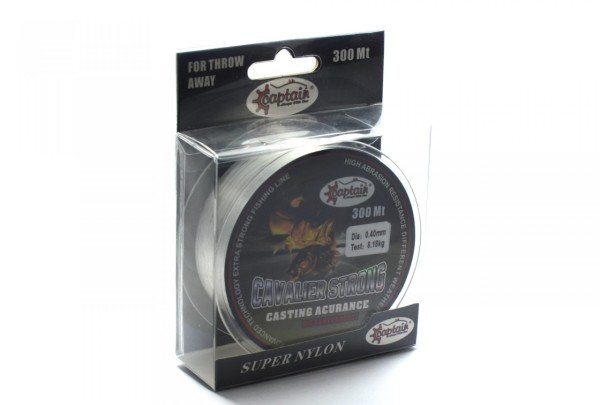Captain Cavalier Strong 300mt Monofilament Misina Beyaz 0.40 mm