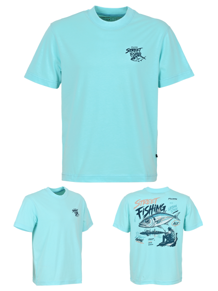 Fujin S26 Street Fishing T-Shirt Turquoise