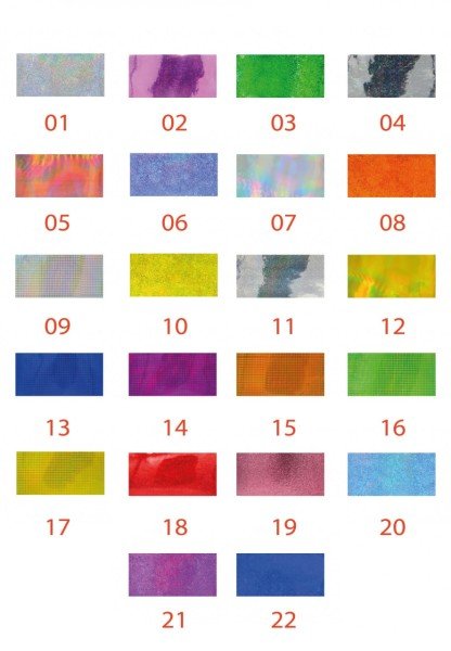 Captain 7654 Yaldız Hologamlı Sticker 12x30cm 2'li Paket