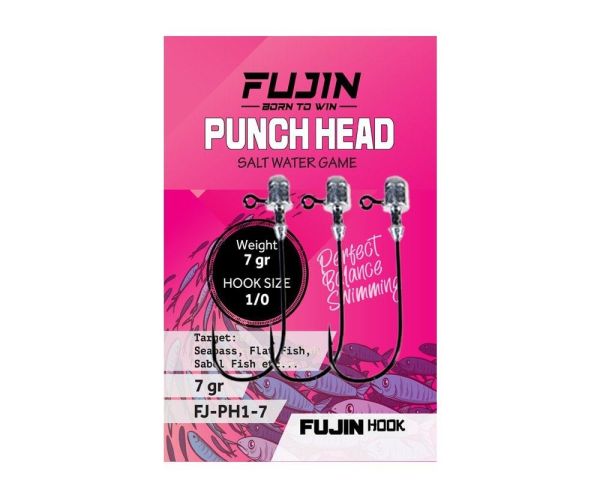 Fujin Punch Head Jighead FJ-PH #1/0 3gr