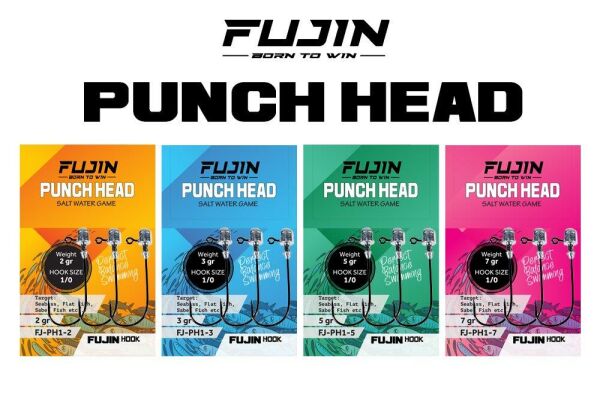 Fujin Punch Head Jighead FJ-PH #1/0 3gr