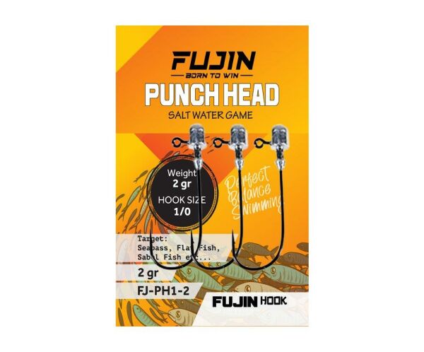Fujin Punch Head Jighead FJ-PH #1/0 3gr