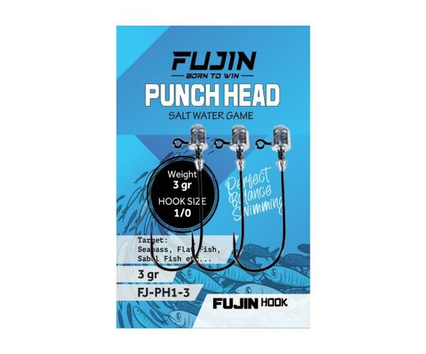 Fujin Punch Head Jighead FJ-PH #1/0 3gr