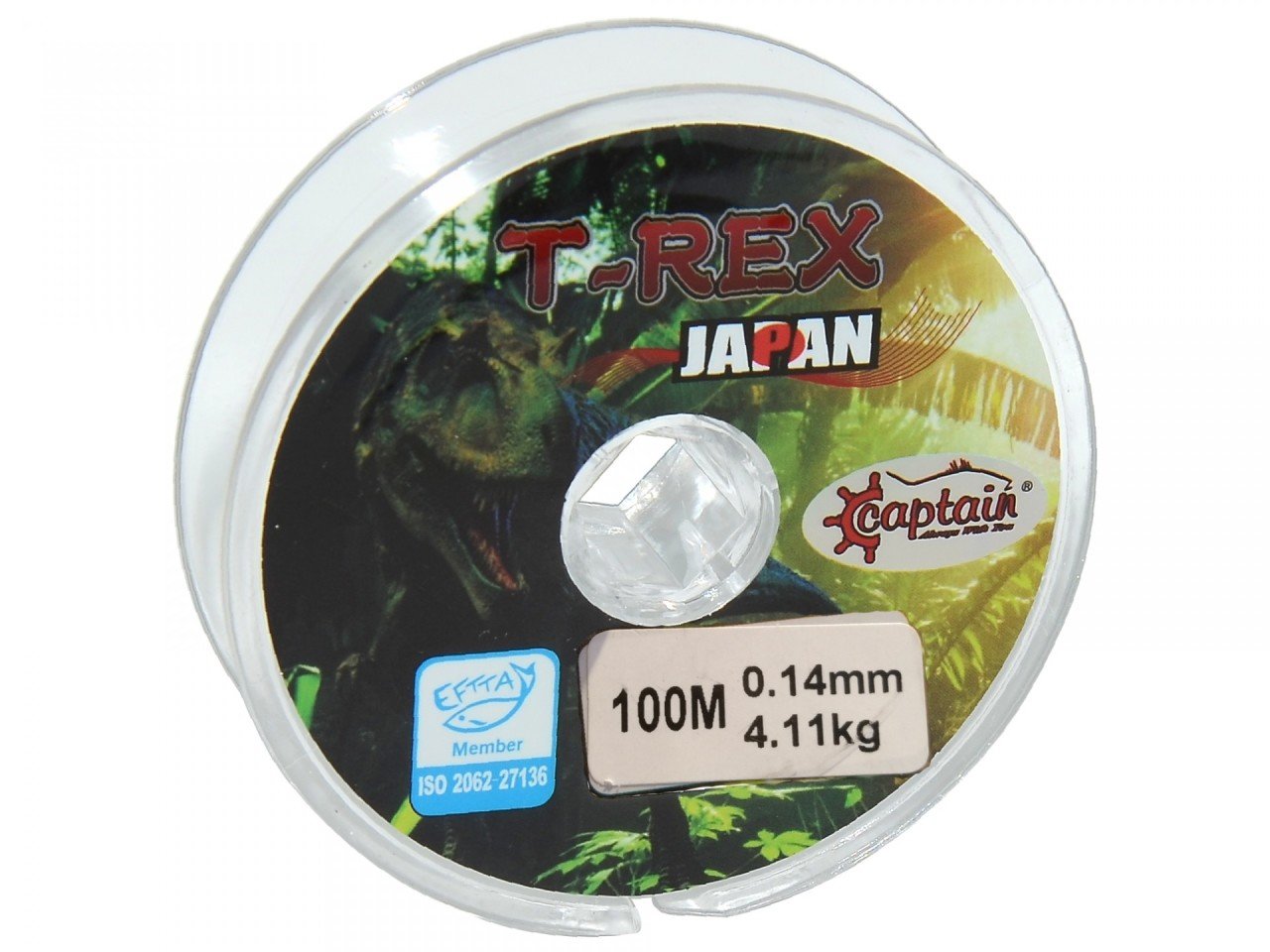Captain TRex 100mt Monofilament Misina Beyaz 0.14 mm