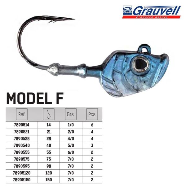Jinza Jig Head F 28 gr No: 4-0