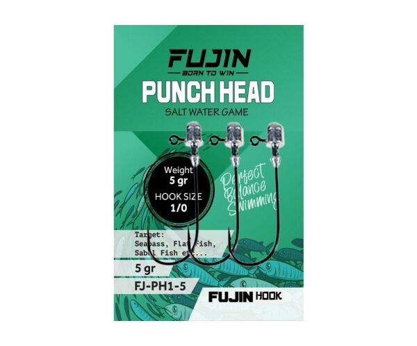 Fujin Punch Head Jighead FJ-PH #1/0 4gr