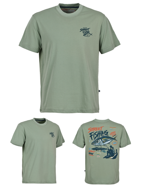 Fujin S26 Street Fishing T-Shirt Green