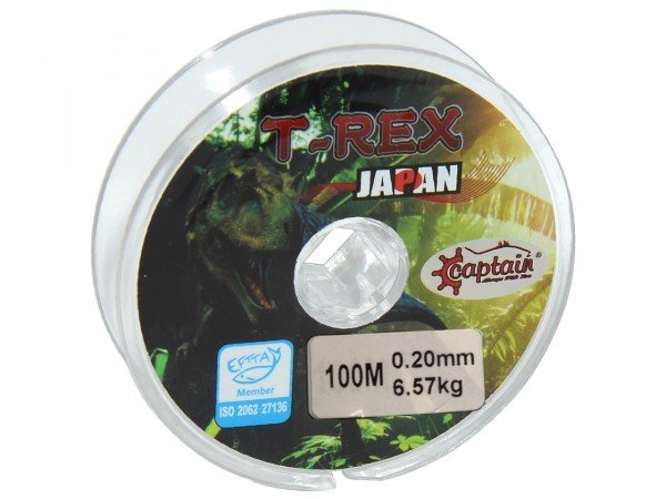 Captain TRex 100mt Monofilament Misina Beyaz 0.20 mm