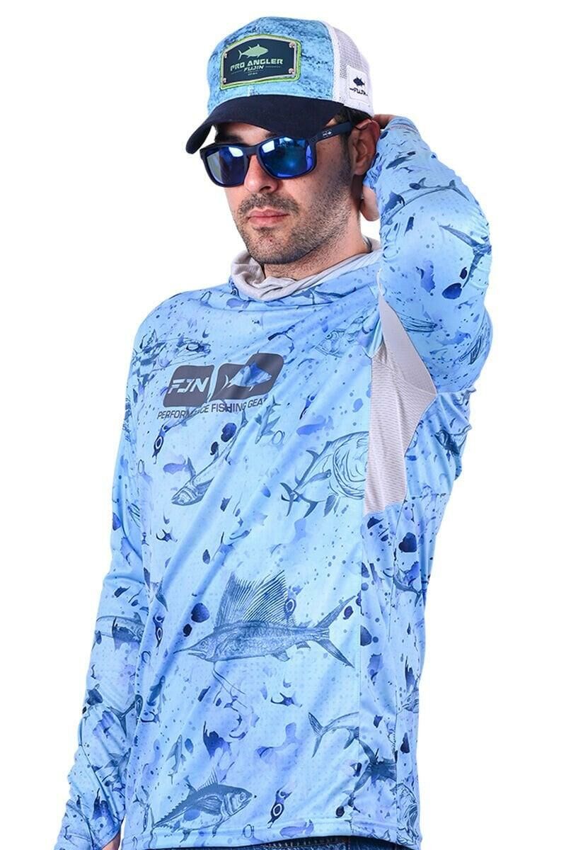 Fujin Pro Angler T-Shirt Blue Fish XXXLarge