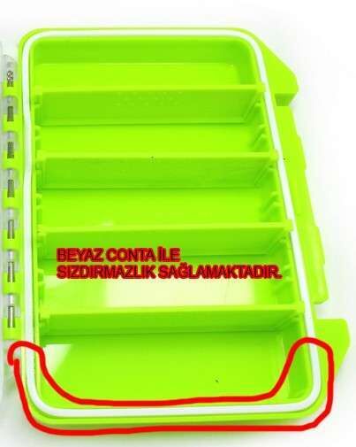 Captain 7240 Profesyonel Contalı Sahte Balık ve Jig Kutusu 15x11x3cm