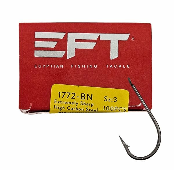 EFT 1772 Kısa Pala Black Nikel  İğne 100 Adet