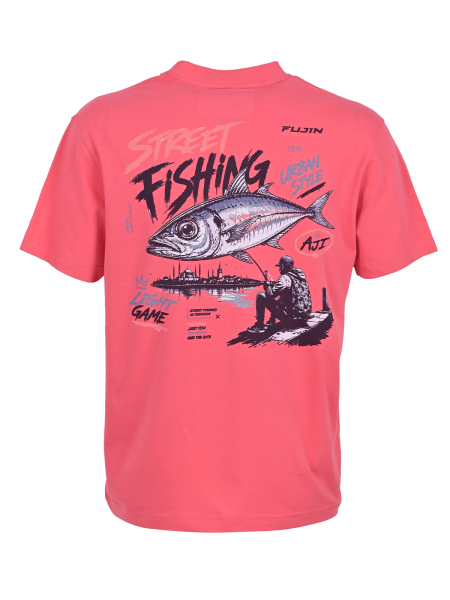 Fujin S26 Street Fishing T-Shirt Scarlet