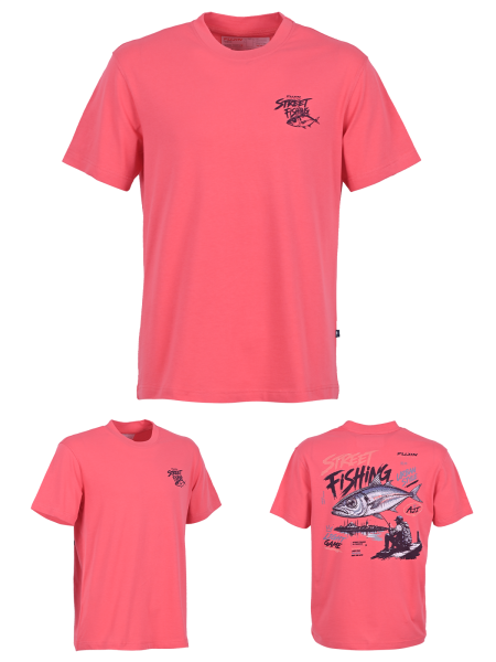 Fujin S26 Street Fishing T-Shirt Scarlet