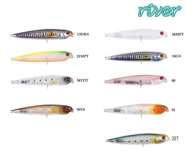River Seabass Bullet 95  9.5cm 11g Popper 91