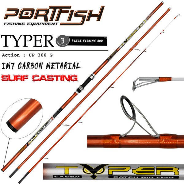 Portfish Typerr 425 cm 3 Parça Surf Kamış