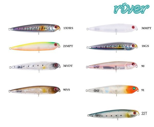 River Seabass Bullet 95  9.5cm 11g Popper 90