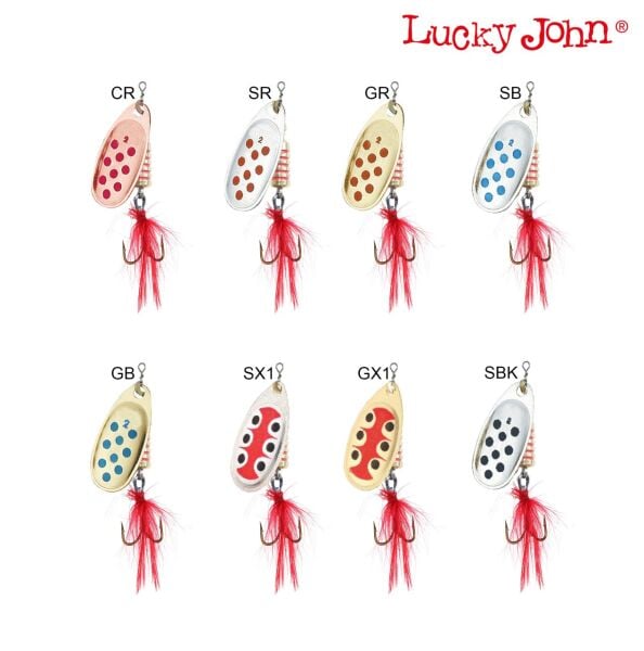 Lucky John Spin X Round Döner Kaşık 8 Gr No:3 CR