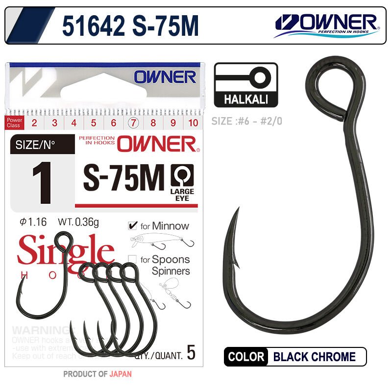 Owner 51642 S-75m Black Chrome İğne 4