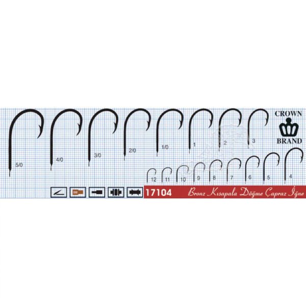 Crown Olta İğnesi 17104 100lü Standart - NO:11