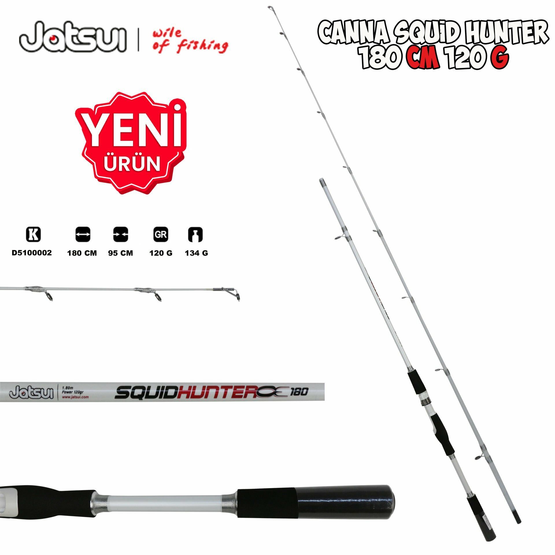 Jatsui Canna Squid Hunter 210 cm