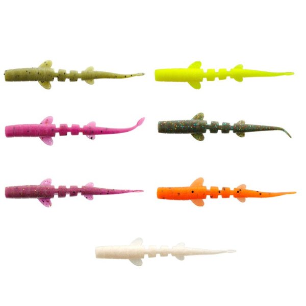 Lucky John Unagi Slug 3'' (7.62 cm) 7P Silikon Yem F03