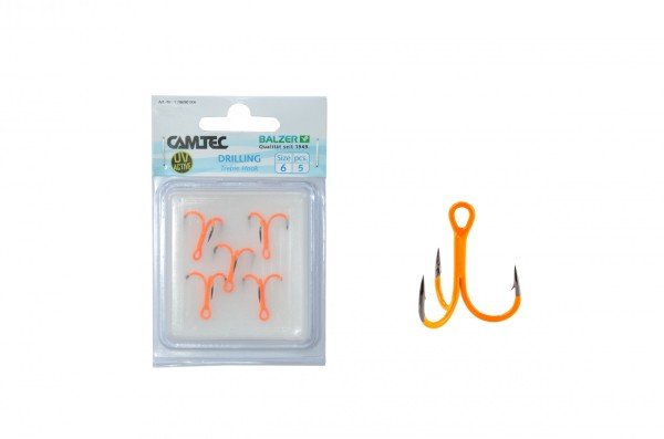 Balzer 17869 UV Active Turuncu Üçlü İğne 5'li Paket 6