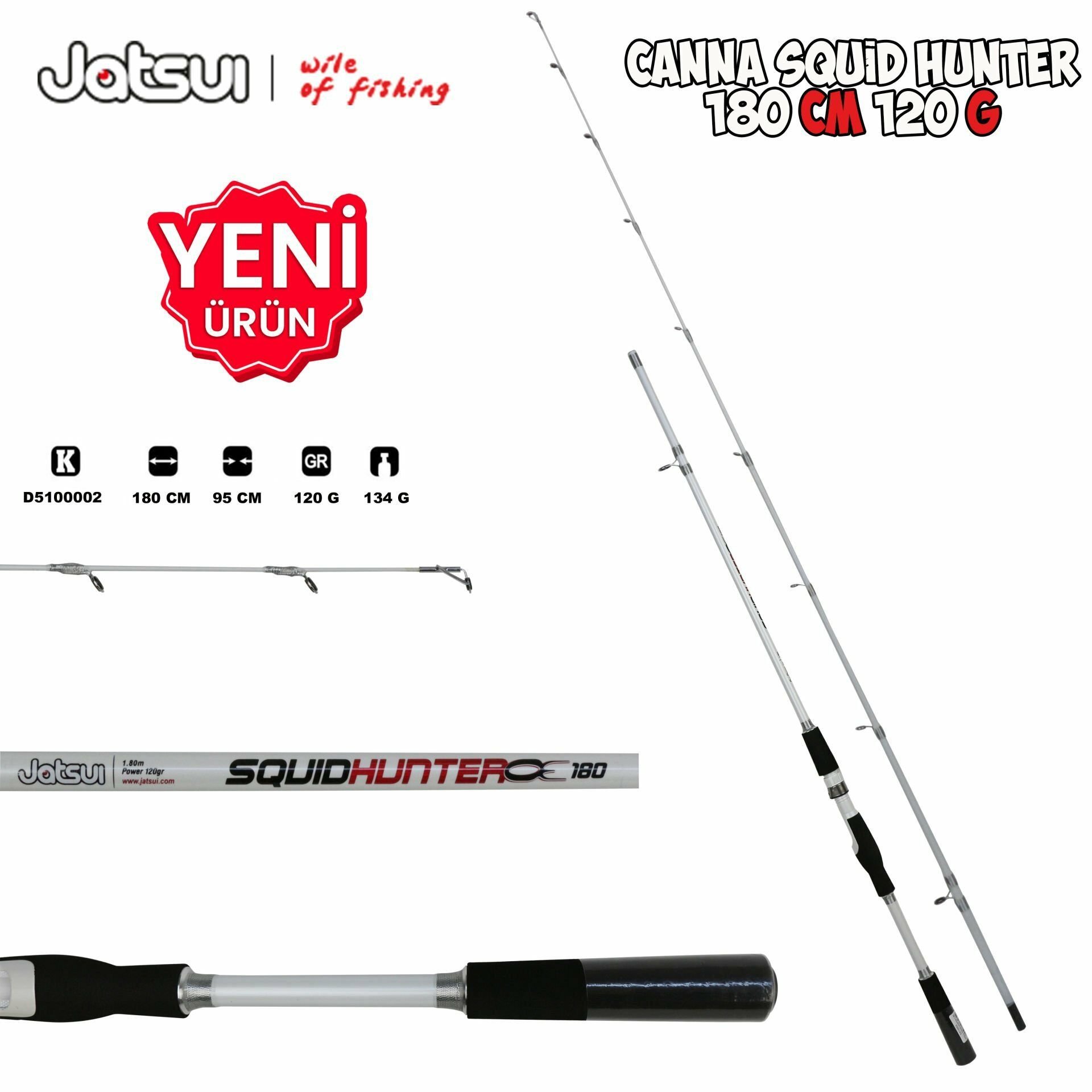 Jatsui Canna Squid Hunter 180 cm