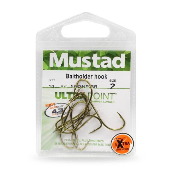 Mustad Olta İğnesi 5933 NPBR 10 lu BRONZ - NO:4