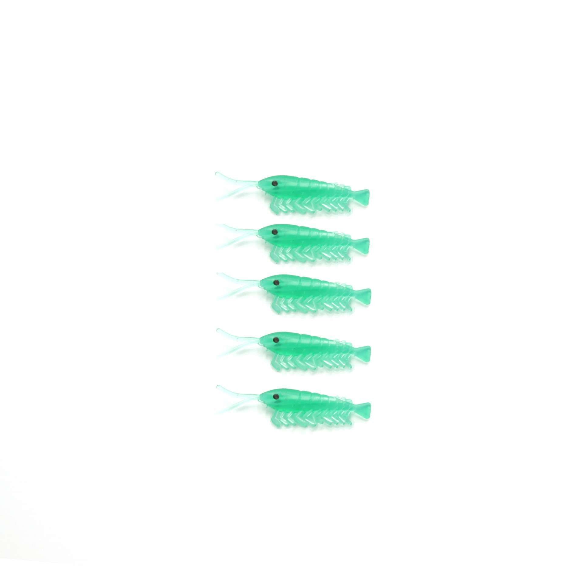 Captain 3050 Silikon Karides 4cm Suni Yem 5li Paket 003