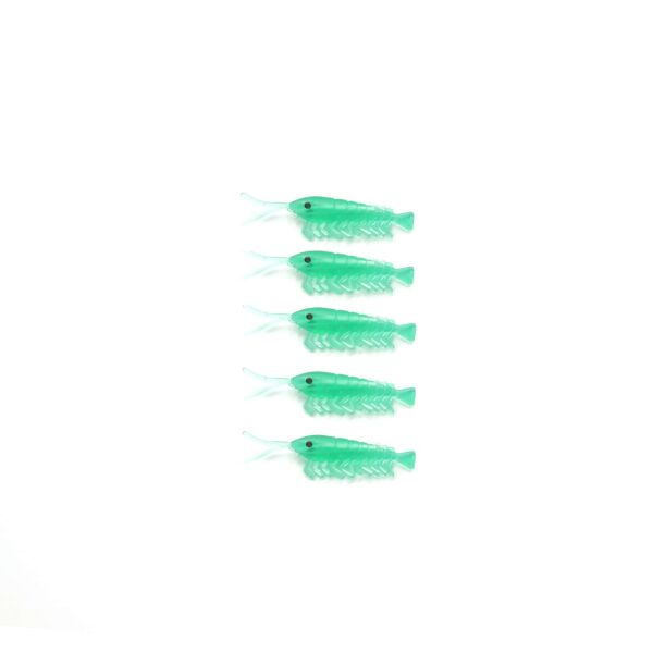 Captain 3050 Silikon Karides 4cm Suni Yem 5li Paket 003