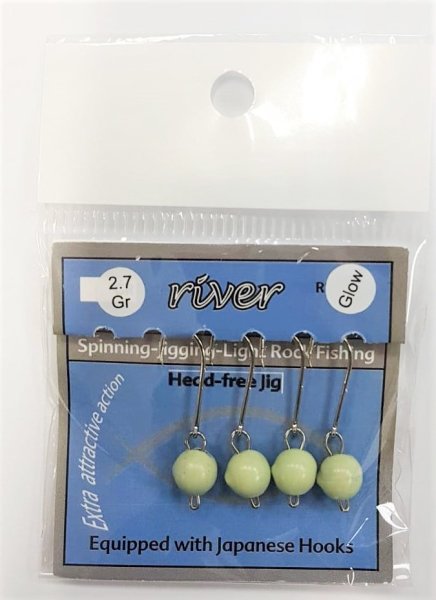 River Jig Kafa Hareketli İğneli Glow 2.7 GR