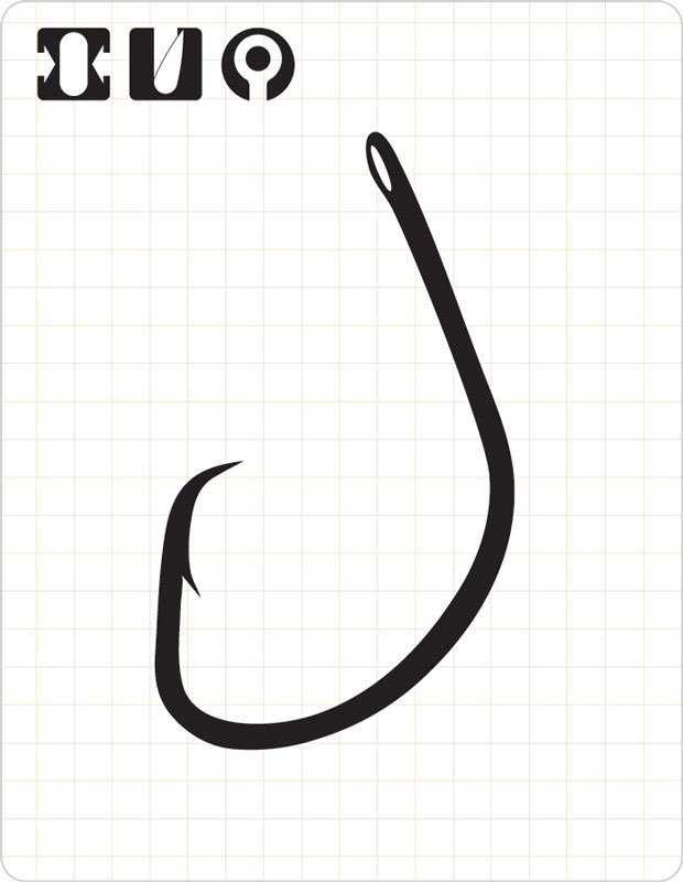 Fudo 5301 Light Circle Mutsu Black Nikel İğne 2/0