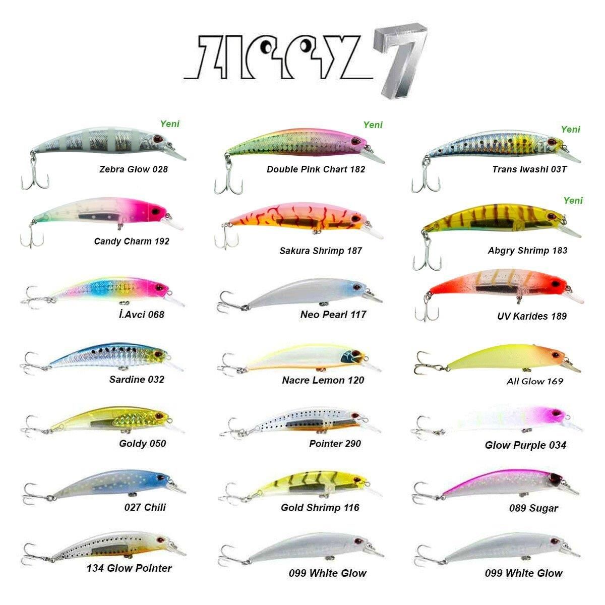 Fujin Ziggy7  70mm 9.6gr Sinking LRF Maket Balık 