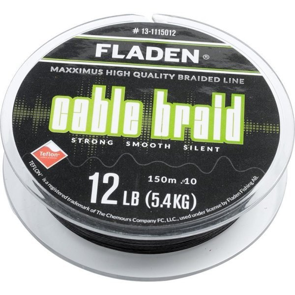 Fladen Maxximus Cable Braid 150M Siyah İp Misina 0.16 MM