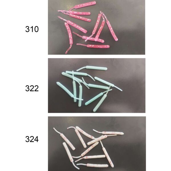 Mutant 3513 Serpentine 5cm Aromalı LRF Silikon Suni Yem 10lu Paket