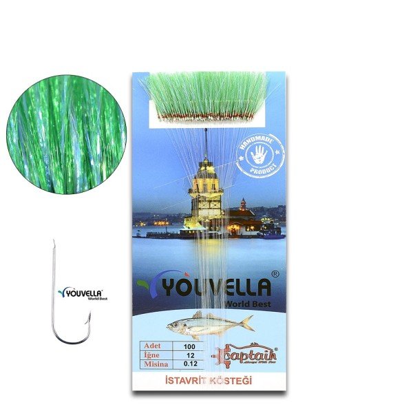 Youvella 7567 İstavrit Kösteği Kartonda 100 İğne 0.15 mm Köstek 03